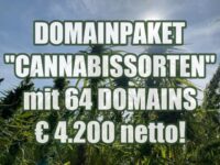 Domainpaket "CANNABISSORTEN" (64 Domains) für €4.200,00 zu verkaufen